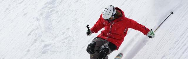 image of man skiing