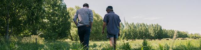 image of farmer supporting each other