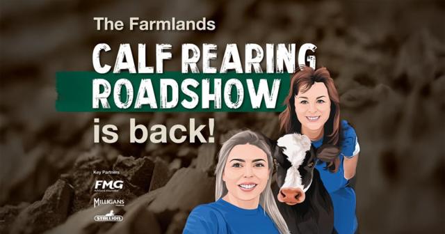 banner for calf rearing roadshow