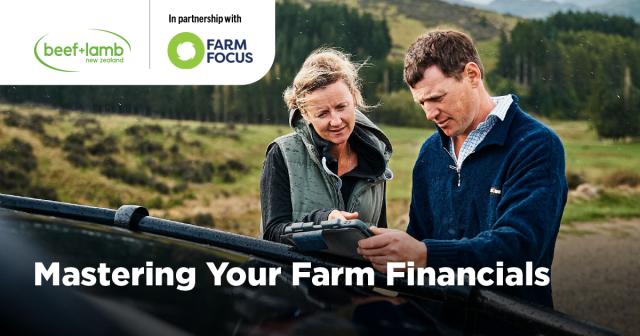 Mastering your financials banner with logos