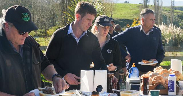 image of farmer bbq