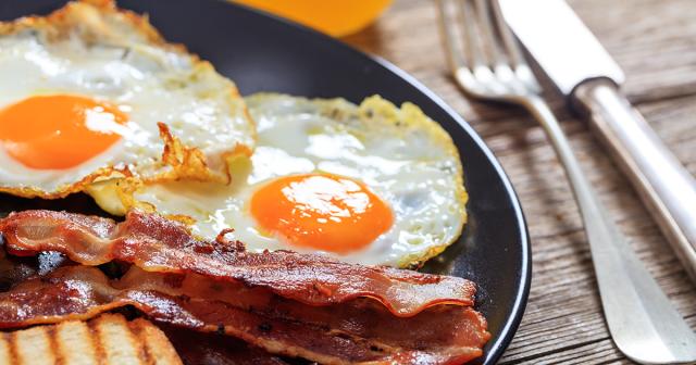 brunch items and cutlery