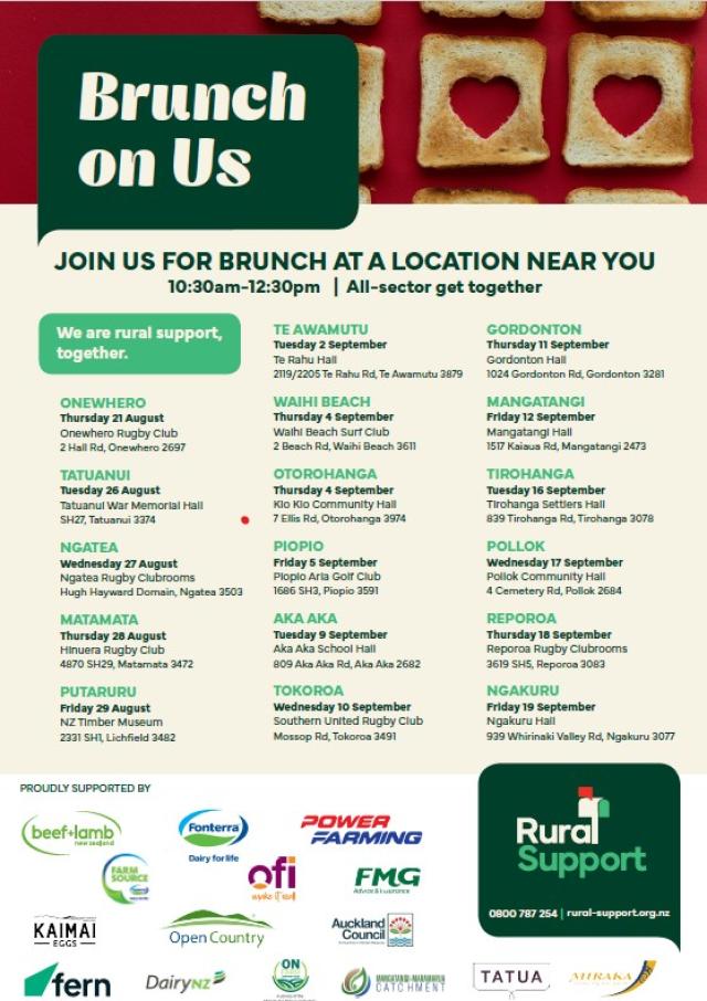Brunch on us Waikato