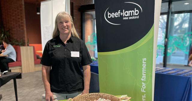Christine Lewis at Food and Fibre Awards
