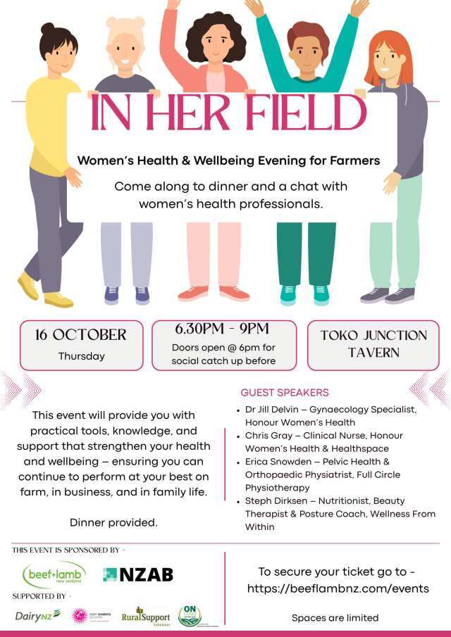 In her field flyer