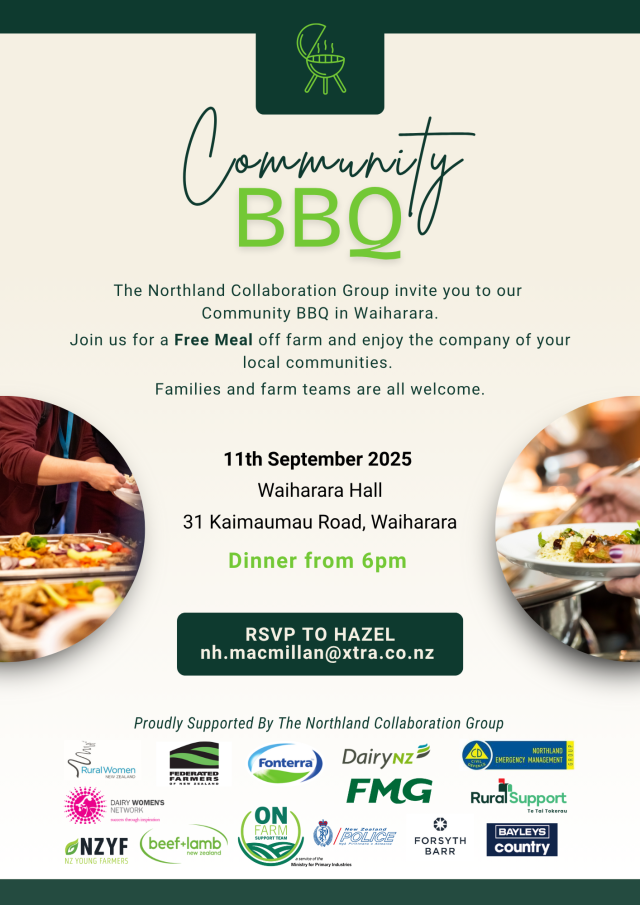 image of community bbq flyer