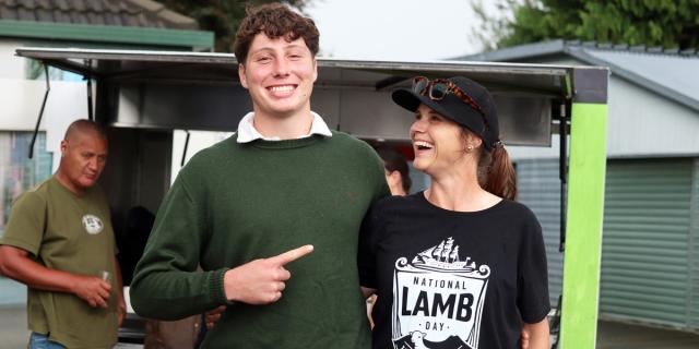 Image of Lesley Coppell and her son Liam