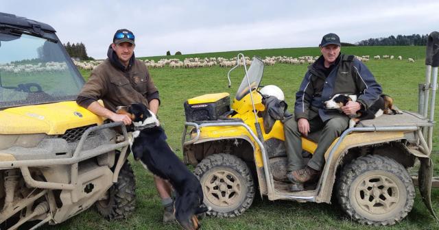 image of the McCalls on motorbikes