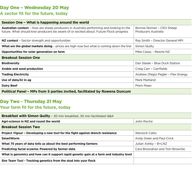 full programme for Out The Gate 2026