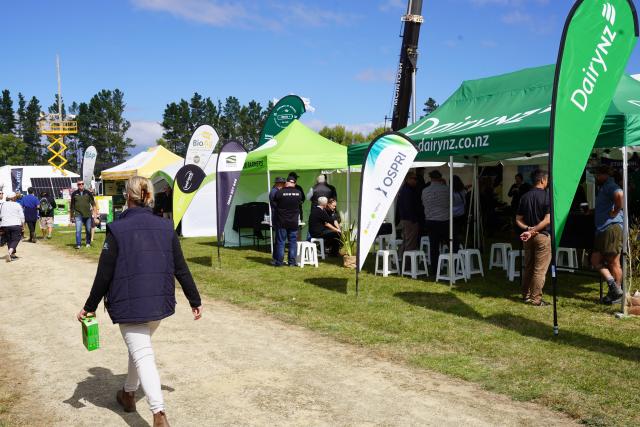 Wide shot taken at field days 