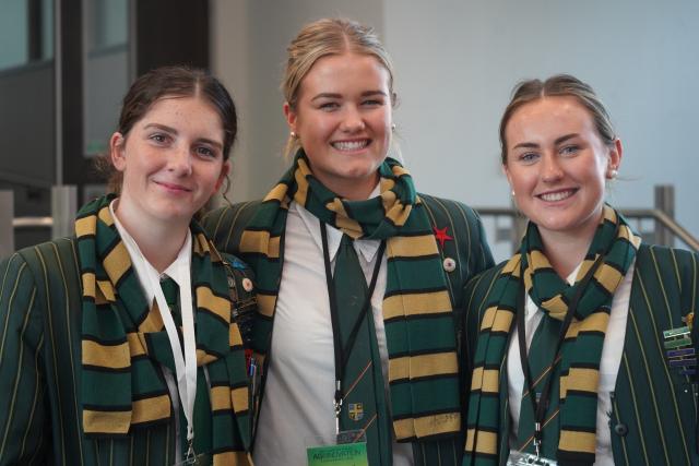 image of high school female students