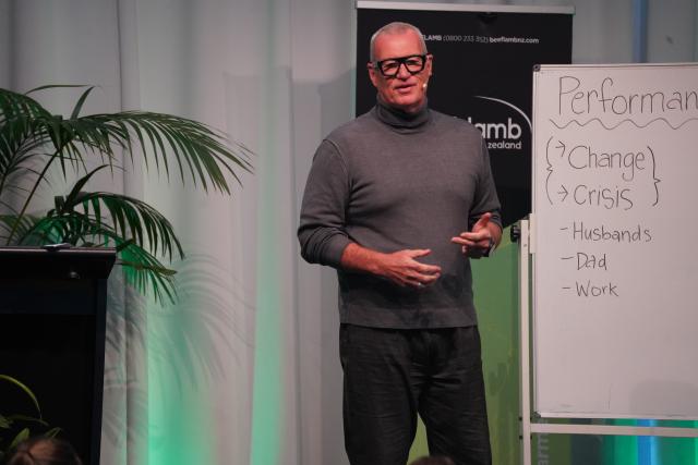 image of Sir JK presenting at AgInnovation