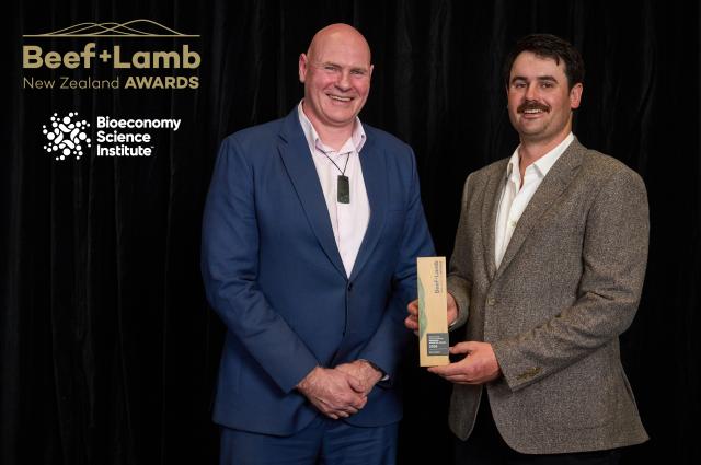 Bioeconomy-Science-Institute-Emerging-Achiever-Ben-Dawson award winner