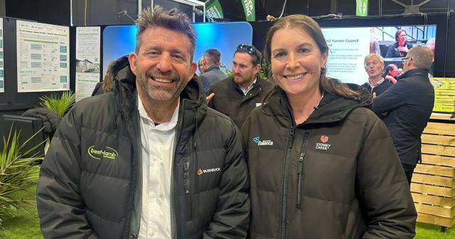 image of Alan Thomson and Danni Drake at fieldays