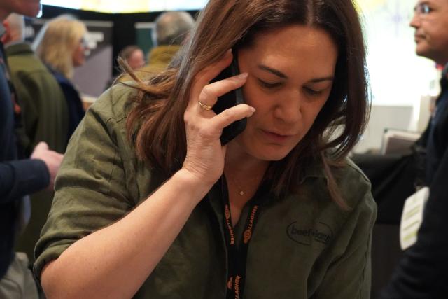 image of women on phone