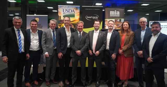 image of US ambassador and NZ delegates