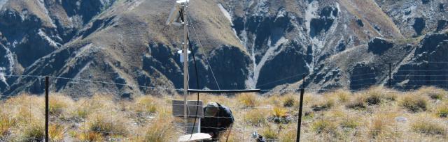 weather station at Mt Grand weather station at Mt Grand