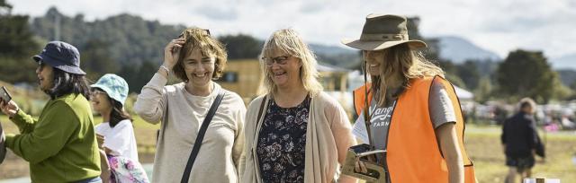 women at open farms day