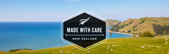 Made with care banner Made with care banner